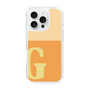 Slim Protection Case［ オリジナル - initial two tone - G orange ］
