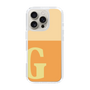 Slim Protection Case［ オリジナル - initial two tone - G orange ］