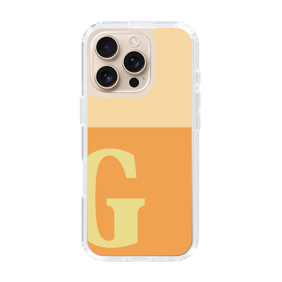 Slim Protection Case［ オリジナル - initial two tone - G orange ］