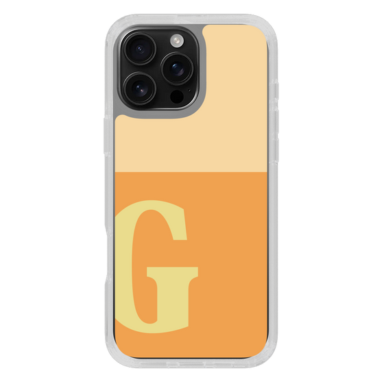 Slim Protection Case［ オリジナル - initial two tone - G orange ］