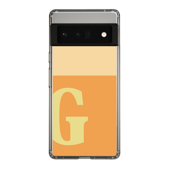 Slim Protection Case［ Original - initial two tone - G orange ］