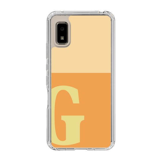 Slim Protection Case［ Original - initial two tone - G orange ］