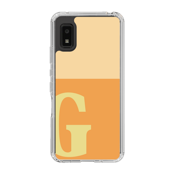 Slim Protection Case［ Original - initial two tone - G orange ］