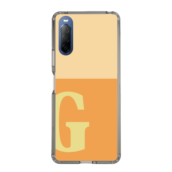 Slim Protection Case［ Original - initial two tone - G orange ］