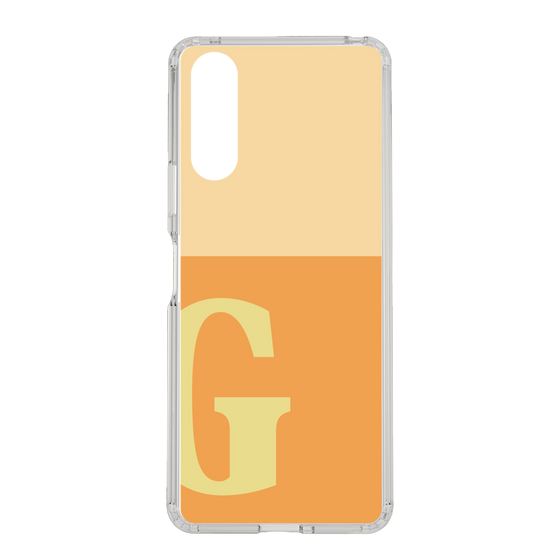 Slim Protection Case［ Original - initial two tone - G orange ］