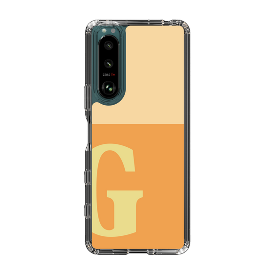 Slim Protection Case［ Original - initial two tone - G orange ］