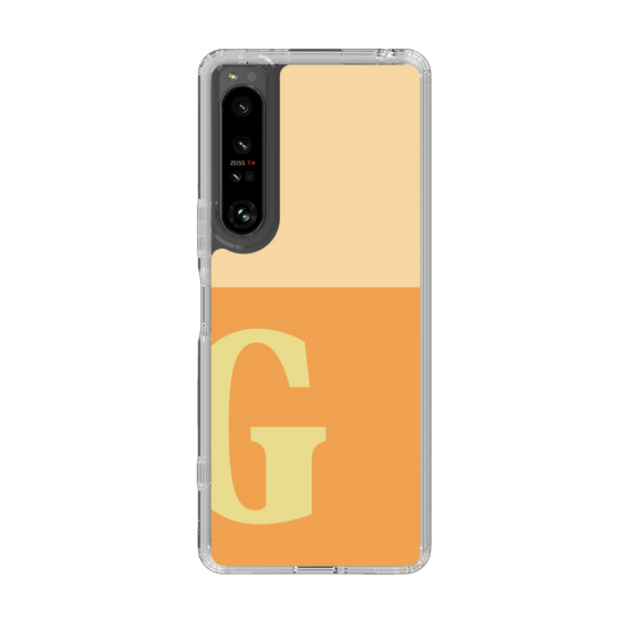 Slim Protection Case［ Original - initial two tone - G orange ］