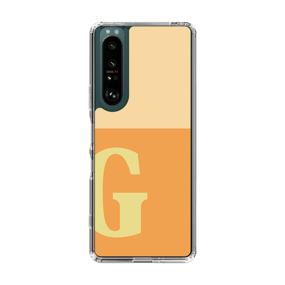 Slim Protection Case［ Original - initial two tone - G orange ］