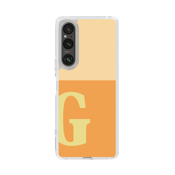 Slim Protection Case［ Original - initial two tone - G orange ］