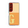 Slim Protection Case［ Original - initial two tone - G orange ］