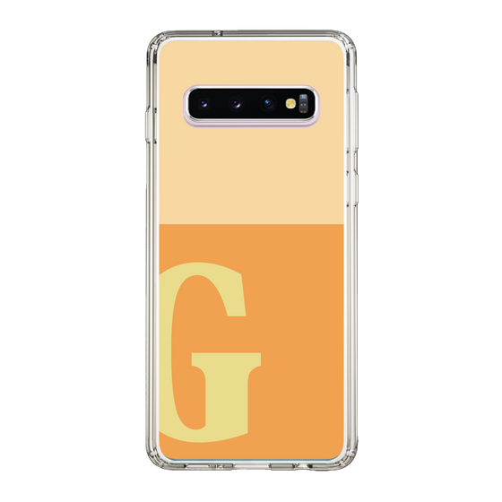 Slim Protection Case［ Original - initial two tone - G orange ］