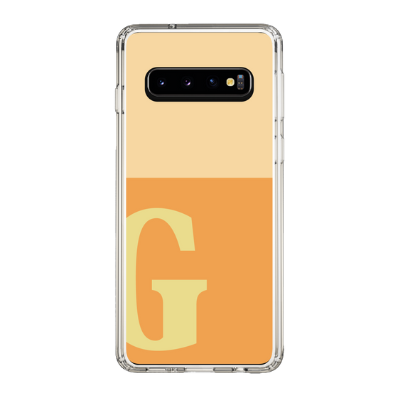 Slim Protection Case［ Original - initial two tone - G orange ］