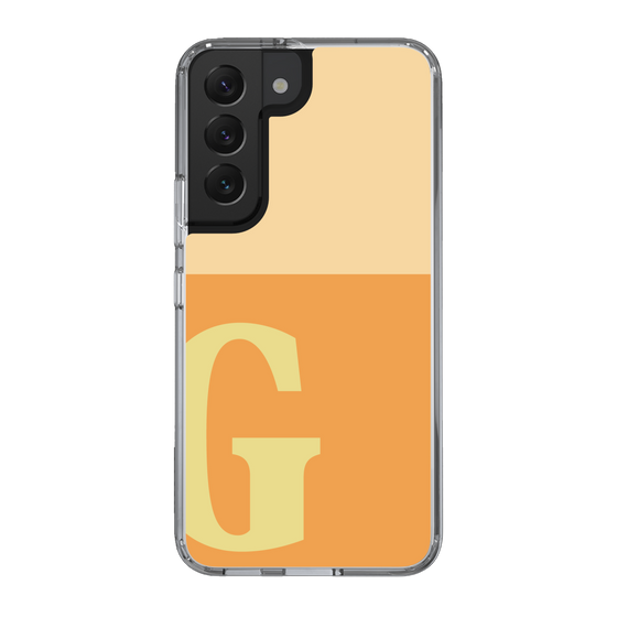 Slim Protection Case［ Original - initial two tone - G orange ］