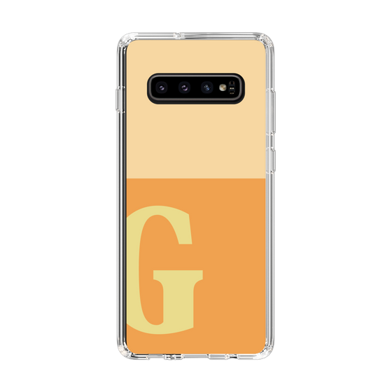 Slim Protection Case［ Original - initial two tone - G orange ］