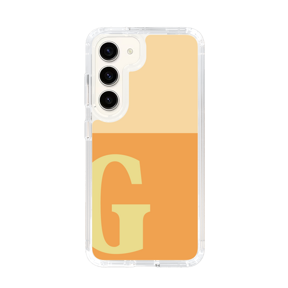 Slim Protection Case［ Original - initial two tone - G orange ］
