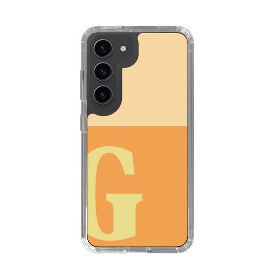 Slim Protection Case［ Original - initial two tone - G orange ］