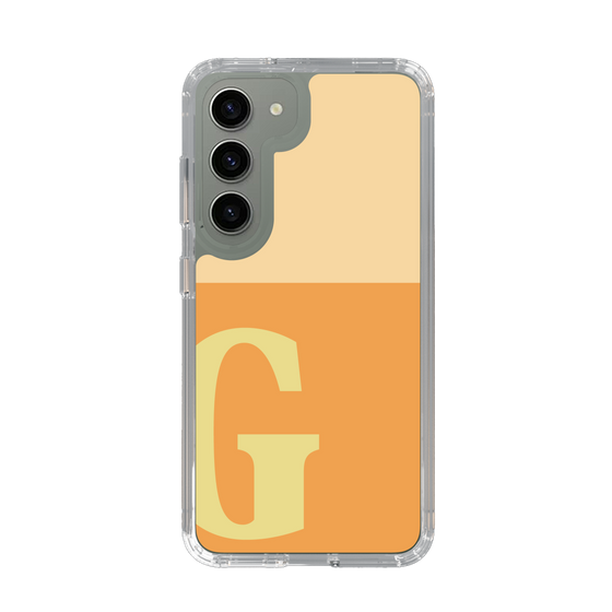 Slim Protection Case［ Original - initial two tone - G orange ］