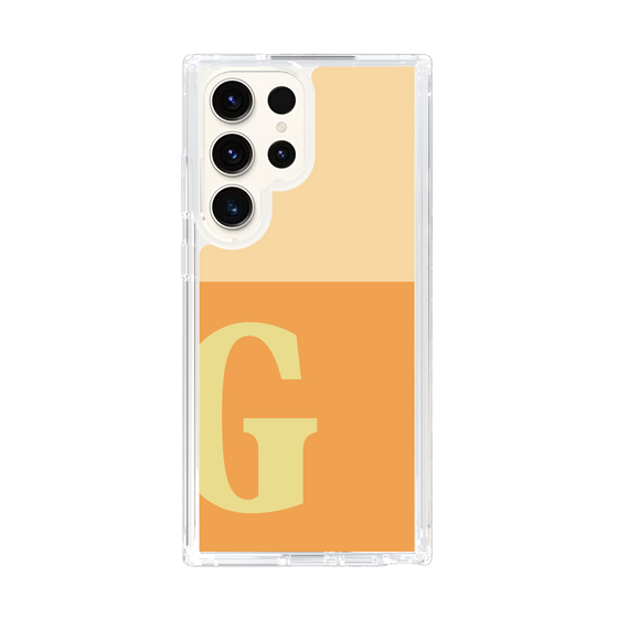 Slim Protection Case［ Original - initial two tone - G orange ］