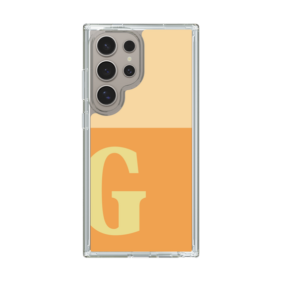 Slim Protection Case［ Original - initial two tone - G orange ］