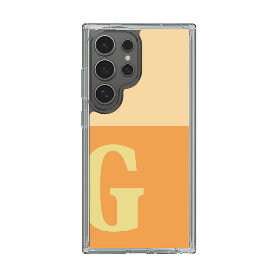 Slim Protection Case［ Original - initial two tone - G orange ］