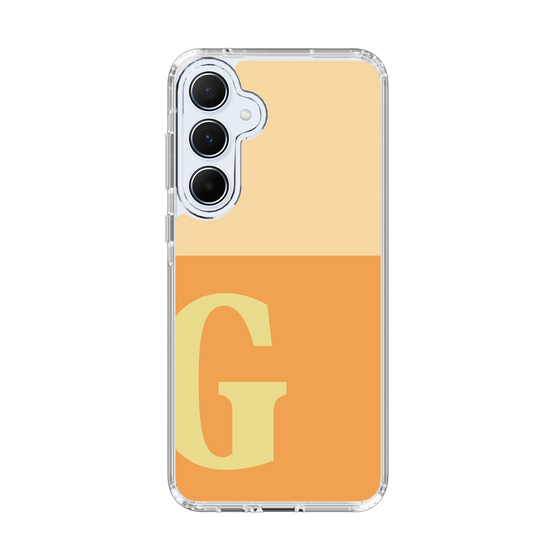Slim Protection Case［ オリジナル - initial two tone - G orange ］