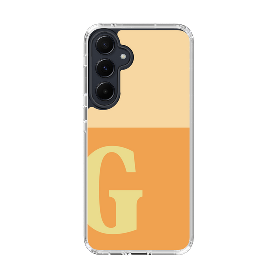 Slim Protection Case［ オリジナル - initial two tone - G orange ］