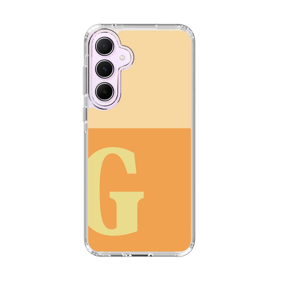 Slim Protection Case［ オリジナル - initial two tone - G orange ］