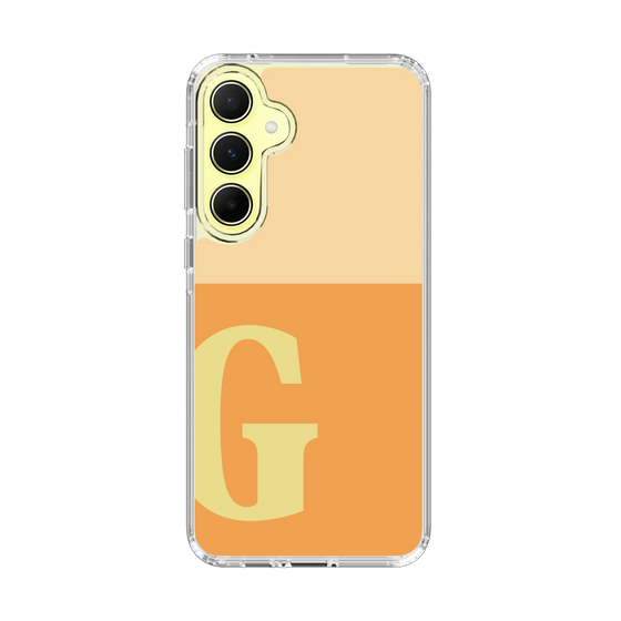 Slim Protection Case［ オリジナル - initial two tone - G orange ］