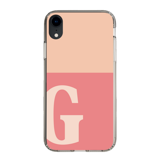 Slim Protection Case［ Original - initial two tone - G pink ］