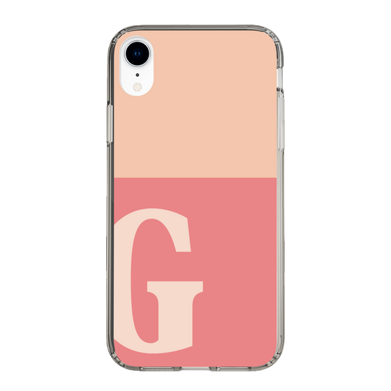 Slim Protection Case［ Original - initial two tone - G pink ］