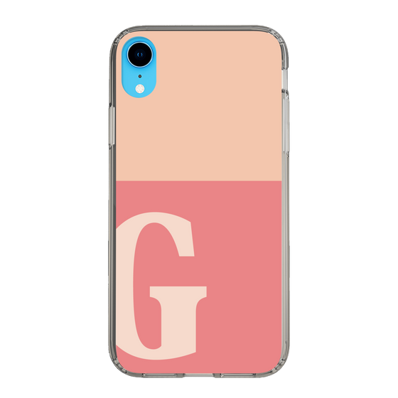 Slim Protection Case［ Original - initial two tone - G pink ］