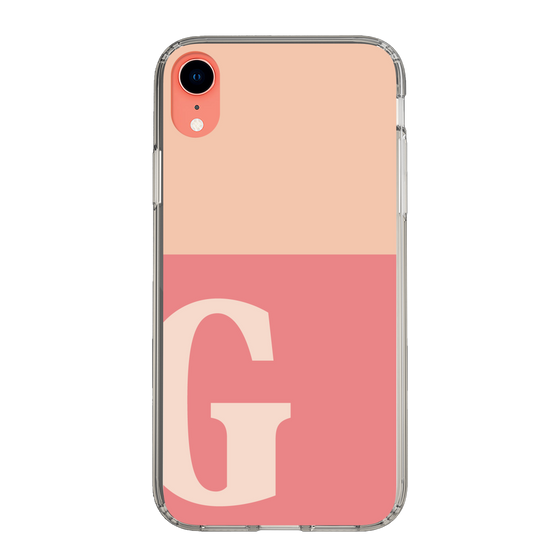 Slim Protection Case［ Original - initial two tone - G pink ］