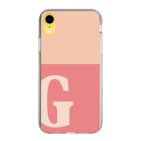 Slim Protection Case［ Original - initial two tone - G pink ］