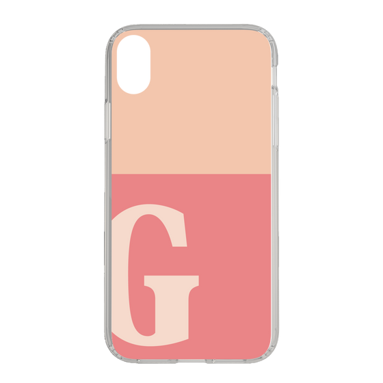 Slim Protection Case［ Original - initial two tone - G pink ］