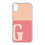 Slim Protection Case［ Original - initial two tone - G pink ］