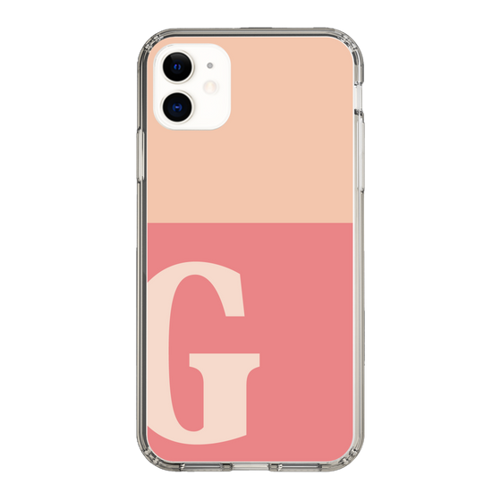 Slim Protection Case［ Original - initial two tone - G pink ］