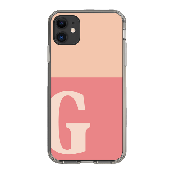 Slim Protection Case［ Original - initial two tone - G pink ］