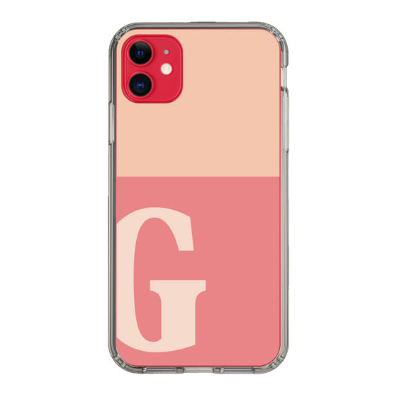 Slim Protection Case［ Original - initial two tone - G pink ］