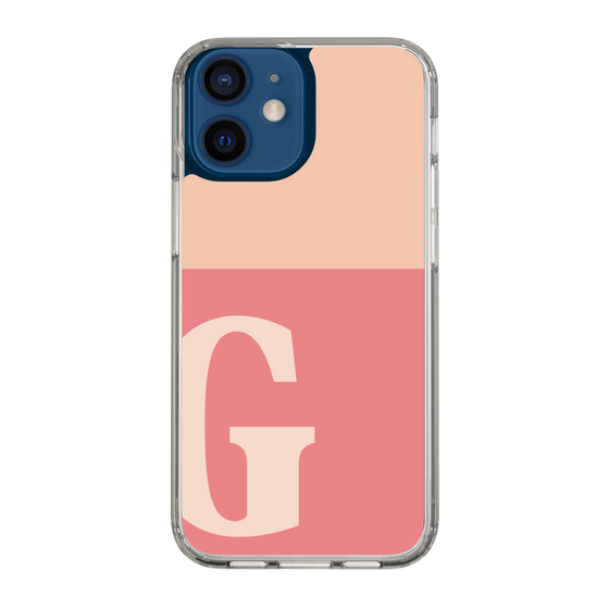 Slim Protection Case［ Original - initial two tone - G pink ］