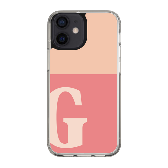 Slim Protection Case［ Original - initial two tone - G pink ］
