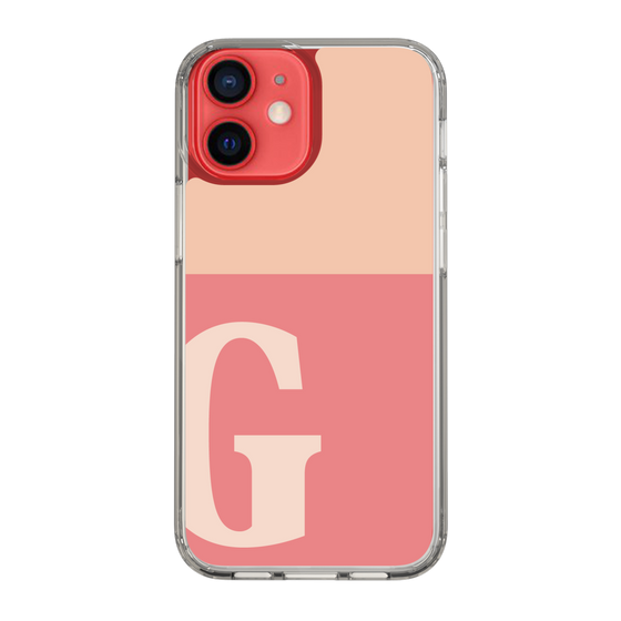 Slim Protection Case［ Original - initial two tone - G pink ］