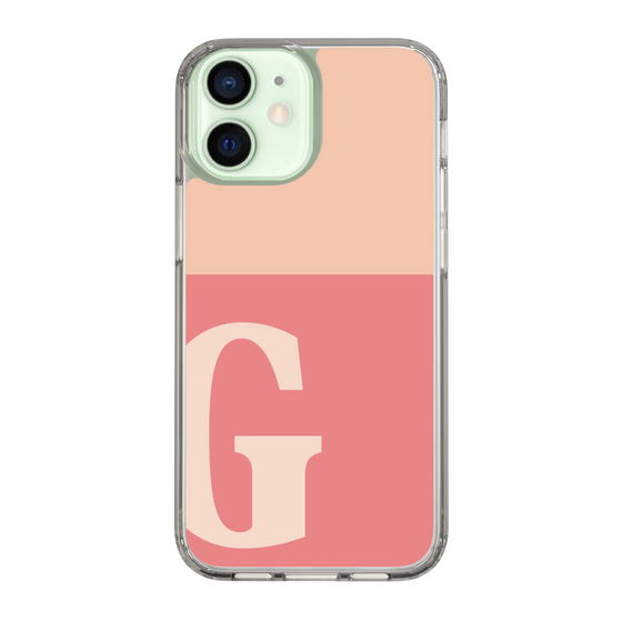 Slim Protection Case［ Original - initial two tone - G pink ］