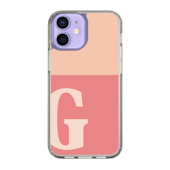 Slim Protection Case［ Original - initial two tone - G pink ］