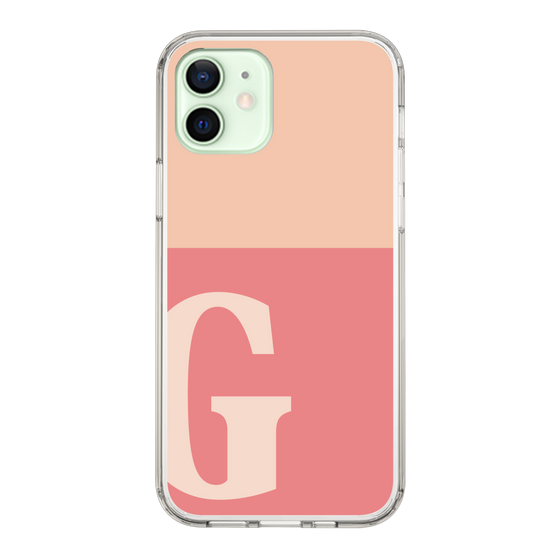 Slim Protection Case［ Original - initial two tone - G pink ］