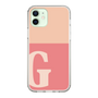 Slim Protection Case［ Original - initial two tone - G pink ］