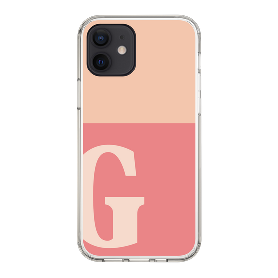Slim Protection Case［ Original - initial two tone - G pink ］