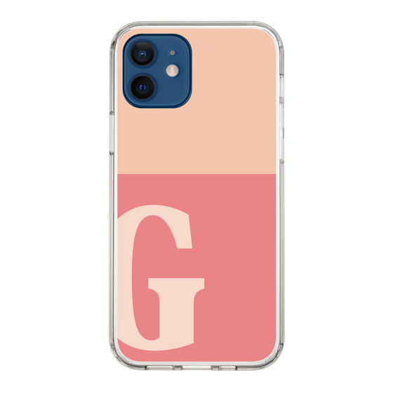 Slim Protection Case［ Original - initial two tone - G pink ］