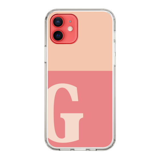 Slim Protection Case［ Original - initial two tone - G pink ］
