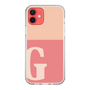Slim Protection Case［ Original - initial two tone - G pink ］