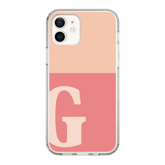 Slim Protection Case［ Original - initial two tone - G pink ］